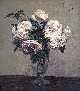 Henri Fantin-Latour Vase of Roses painting